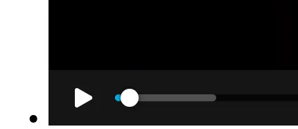 Progress bar with buffered video